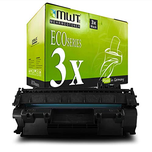 3X MWT XXL Toner kompatibel für Canon LBP 251 252 253 6300 6650 dw x DN ersetzt 3480B002 719H von Mehrwegtoner