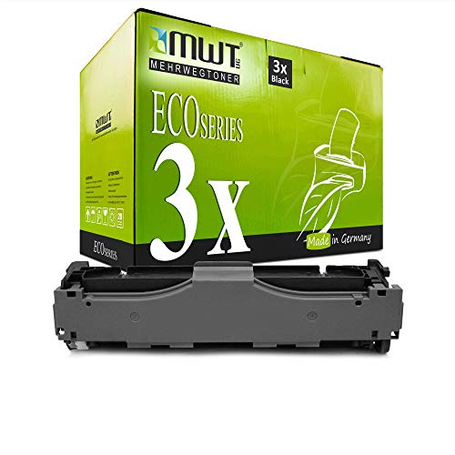 3X MWT Toner kompatibel für Canon I-Sensys LBP7200cdn MF724 MF8550 MF8380 MF728 MF726 LBP7210 MF8360 MF8580 LBP7680 MF8350 LBP7200 wie 718BK CRG-718BK Black von Mehrwegtoner