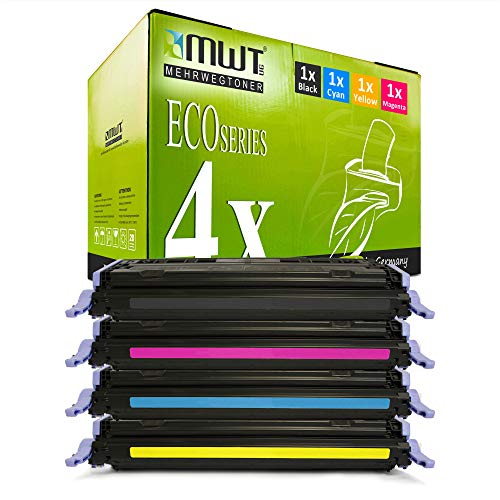 4X MWT Toner für Canon I-Sensys LBP 5000 5100 ersetzt 707 9421A004-9424A004 EP-707 von Mehrwegtoner