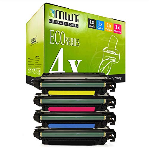 4X MWT Toner kompatibel für Canon LBP712Cdn LBP710Cx LBP712Cx ersetzt 040 BK CMY Set von Mehrwegtoner