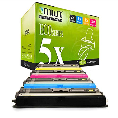 5X MWT Toner für Konica Minolta Magicolor 1600 1650 1680 1690 W EN mf DT D ersetzt von Mehrwegtoner