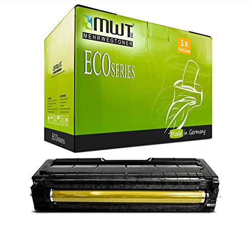 Mehrwegtoner 1x MWT Toner für Ricoh Aficio SP C 220 221 222 240 A s sf DN n ersetzt 406106 CT220YLW von Mehrwegtoner