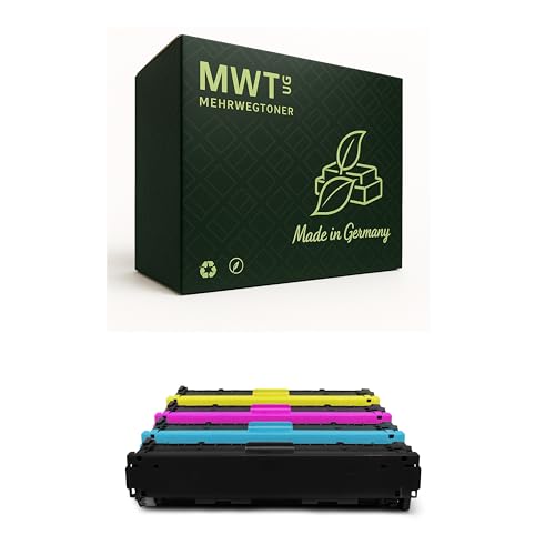 Mehrwegtoner Toner 8X Tonerpatrone kompatibel für HP Laserjet Pro CP1521 CP1522 CP1523 CP1525 CP1526 CP1527 CP1528 ersetzt CE320A-23A 128A von Mehrwegtoner
