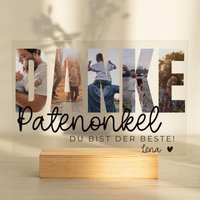 Patenonkel Geschenk Personalisiert Zur Taufe, Fotogeschenk Geburtstag Taufgeschenk Für Pate Dankeschön Fotocollage Patenonkel Geschenk Personalisiert Zur Taufe, Fotogeschenk Geburtstag Taufgeschenk Für Pate Dankeschön Fotocollage von MeiFamilyDE