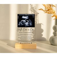 Schwangerschaft Verkünden Oma Opa Ihr Werdet Großeltern Schwangerschaftsverkündung Baby Und Ultraschallbild Personalisiert Schwangerschaft Verkünden Oma Opa Ihr Werdet Großeltern Schwangerschaftsverkündung Baby Und Ultraschallbild Personalisiert von MeiFamilyDE