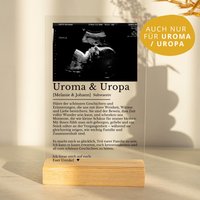 Schwangerschafts Verkündung Uroma Uropa Geschenk Ihr Werdet Oma & Opa Schwangerschaft Verkünden Ultraschallbild Werdende Großeltern von MeiFamilyDE