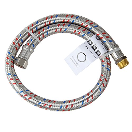 Meibes verstärkter Silikonschlauch für Sanitär/Heizung/Klima F x M 1/2" F/M, 1m - M5715.1104.100 von Meibes