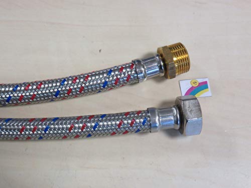 Meibes Panzerschlauch meiflex 1 1/4" IG x AG 1 1/4", innen 32 mm 500 mm von Meibes