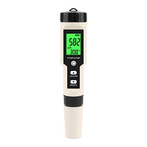 Meichoon 4 in 1 pH/ORP/H2/TEMP Meter Wasserstoff Ionen Konzentration Tester Digital Wasserqualität Tester mit ATC für Schwimmbäder Labor Trinkwasser Aquarien DH11 Meichoon 4 in 1 pH/ORP/H2/TEMP Meter Wasserstoff Ionen Konzentration Tester Digital Wasserqualität Tester mit ATC für Schwimmbäder Labor Trinkwasser Aquarien DH11 von Meichoon