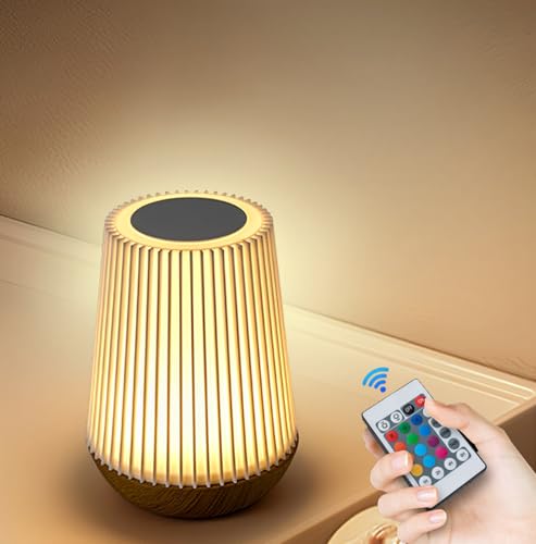 Meichoon Touch Nachtlampe 13 RGB Farbwechsel Unbegrenzt dimmbar tragbare wiederaufladbare Typ-C Schreibtischlampe Fernbedienung Timer Schreibtischlampe LE2531 Meichoon Touch Nachtlampe 13 RGB Farbwechsel Unbegrenzt dimmbar tragbare wiederaufladbare Typ-C Schreibtischlampe Fernbedienung Timer Schreibtischlampe LE2531 von Meichoon