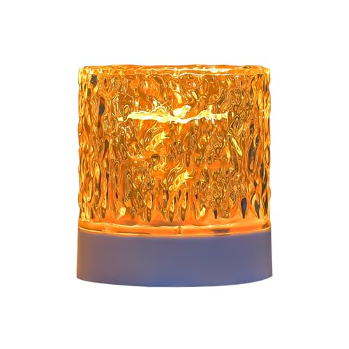 Meichoon Water Ripples Small Table Lamp Wave Projection Lamp USB Charging Touch Control 3 Color Switching Romantic Atmosphere Night Light LE28 Meichoon Water Ripples Small Table Lamp Wave Projection Lamp USB Charging Touch Control 3 Color Switching Romantic Atmosphere Night Light LE28 von Meichoon