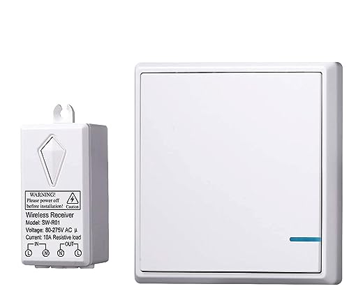 Meichoon Wireless Lights Switch and Receiver Kit No in-Wall Wiring Required Outdoor Indoor Smart Remote Control for Ceiling Fans Lamps Easy to Install Meichoon Wireless Lights Switch and Receiver Kit No in-Wall Wiring Required Outdoor Indoor Smart Remote Control for Ceiling Fans Lamps Easy to Install von Meichoon