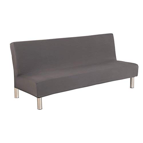 Meicynhoger Sofabezug ohne Armlehnen 3 Sitzer/2 Sitzer, Stretch Sofaüberwurf für Schlafsofa (L,Grau) von Meicynhoger