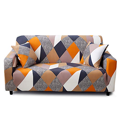 Meicynhoger Stretch Sofabezug 2 Sitzer, Sofaüberwurf Sofabezüge Elastische für Sofa mit Armlehne (C,2 Sitzer) von Meicynhoger