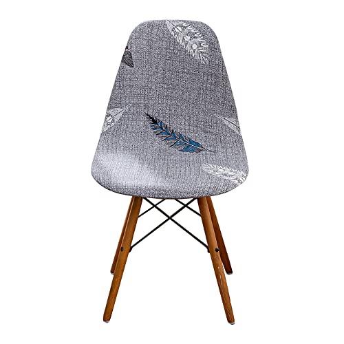 Esszimmerstuhlhussen Skandinavische Stuhlhussen für Esszimmer Stretch Skandinavische Stuhlhussen Stuhlbezüge in gebogener Form 4er Set von Meigeh