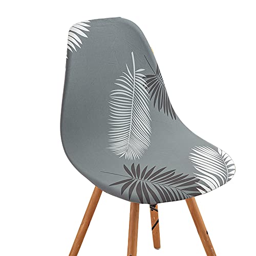 Esszimmerstuhlhussen Skandinavische Stuhlhussen für Esszimmer Stretch Skandinavische Stuhlhussen Stuhlbezüge in gebogener Form 4er Set von Meigeh