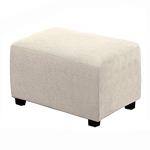 Hocker bezug Rechteckige Pouf copertura Hocker Abdeckung Rechteckige Pouf Abdeckung Hockerbezug Ottomane Schonbezug Beige von Meigeh