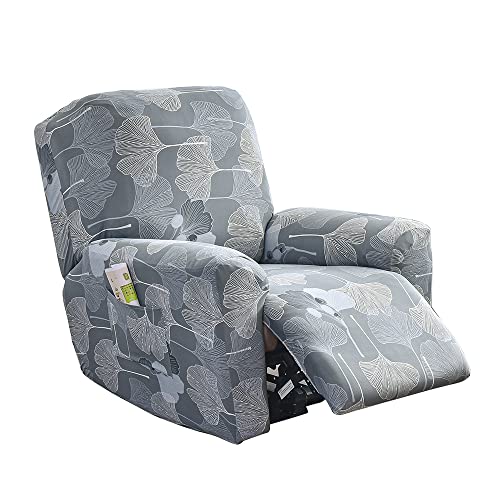 Meigeh Liegebezüge Stretch Sesselschoner relaxsessel Sesselbezüge 4 Stück Liegeschutz Sesselbezug husse für Relaxsessel von Meigeh