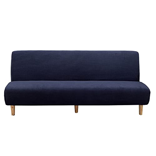 Meigeh Sofabezug ohne armlehnen Stretch sofaüberwurf Armlose Sofabezüge Sofahusse Ohne Armlehne Klappschlafsofa bezug von Meigeh