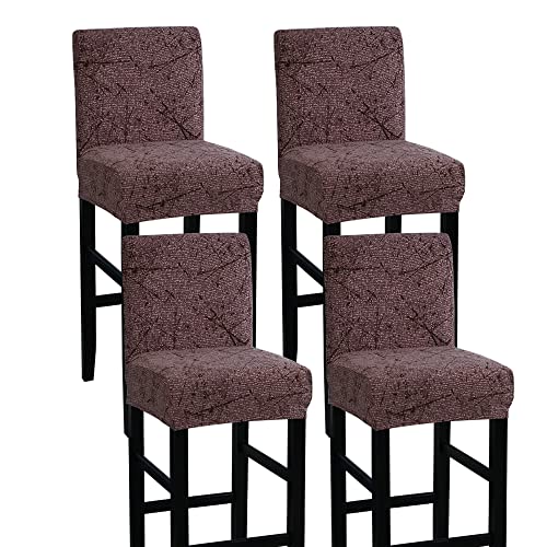 Meigeh Stuhlbezug Hoch Barhocker Abdeckungen Bar Stuhlhussen Bezug für Hochstuhl Stühle Überzüge für Barhocker Esszimmer Stuhlbezüge von Meigeh