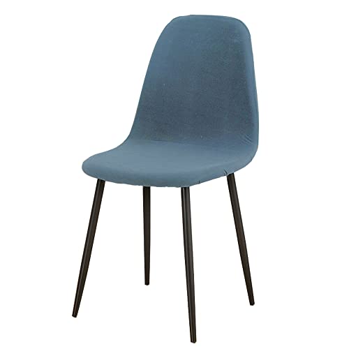 Stuhlhussen skandinavischen Esszimmerstuhlhussen Skandinavische Stretch Stuhlhussen Esszimmerstühlhussen Waschbar Stuhlbezüge 2er Set Graublau von Meigeh