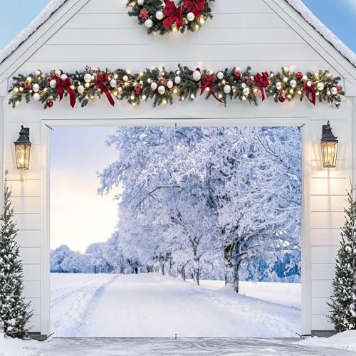Winterwald Garagentor Banner Dekoration Hintergrund 2,1 x 2,4 m Natürliche Szene Wunderland Landschaft Garagentor Abdeckung Hintergrund für Weihnachten Neujahr Party Dekorationen Banner Abdeckung Winterwald Garagentor Banner Dekoration Hintergrund 2,1 x 2,4 m Natürliche Szene Wunderland Landschaft Garagentor Abdeckung Hintergrund für Weihnachten Neujahr Party Dekorationen Banner Abdeckung von Meiguiman