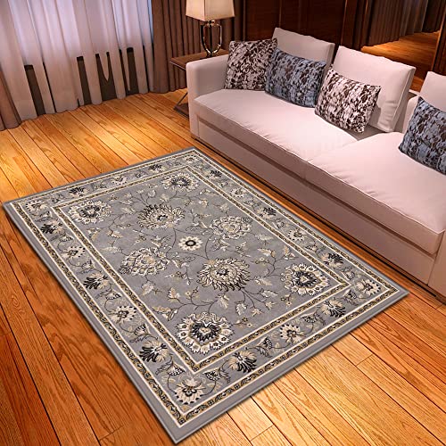 Mateju Teppich Schlafzimmer Wohnzimmer Teppich klassisch Dekoration Waschbarer Flanell Teppiche Balkon Terrasse Küchenteppich Bodenmatte Fußmatte (Alt,40x60cm) von Meiju-shop