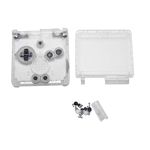 Meijunter Ersatz Transparent Klar Voll Gehäuse Shell Hülle Reperatur Teile Kits für Nintendo Gameboy Advance SP GBA SP Console von Meijunter