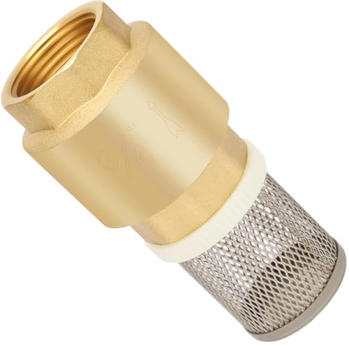 1,9 cm Messing-Fußventile Innengewinde unten weiblich Messing Check mit Siebfilter Wasserbodenventile 1,9 cm Messing-Fußventile Innengewinde unten weiblich Messing Check mit Siebfilter Wasserbodenventile von Meiliyizu