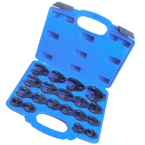 19/15-teiliges Maulschlüssel-Set, metrischer Hahnenfuß für Autoreparatur, mechanische Wartung, mit Aufbewahrungskoffer, Stahl-Set 19/15-teiliges Maulschlüssel-Set, metrischer Hahnenfuß für Autoreparatur, mechanische Wartung, mit Aufbewahrungskoffer, Stahl-Set von Meiliyizu