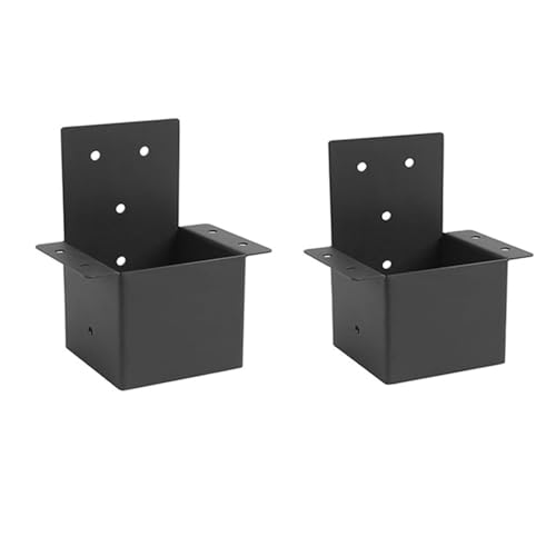 2 Stück Sparrensäulenhalterung, Pavillionenverbinder, Wandhalterung, Eck-Pergola-Halterungen, Terrassen-Pfostenverbinder, Sparrenpfostenhalterungen, Kits von Meiliyizu