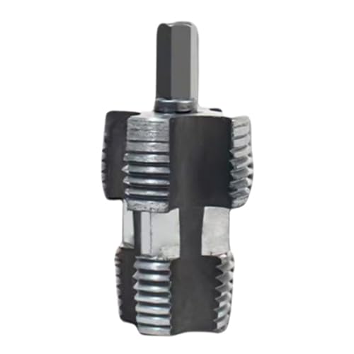 Double Heads Pipe Threader Water Pipe Internal Thread Opener Hand Electric Drills Hand Tool for PVC Pipes Double Heads Threader von Meiliyizu