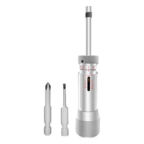 Industrieller Drehmomentschraubendreher, Schnellverriegelungsmechanismus, Premium-Stahl-Bit, optimiert für Herstellungs- und Bastelprojekte, geätzte Drehmomente, Skalen-Schraubendreher von Meiliyizu