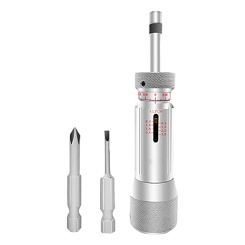 Industrieller Drehmomentschraubendreher, Schnellverriegelungsmechanismus, Premium-Stahl-Bit, optimiert für Herstellungs- und Bastelprojekte, geätzte Drehmomente, Skalen-Schraubendreher von Meiliyizu