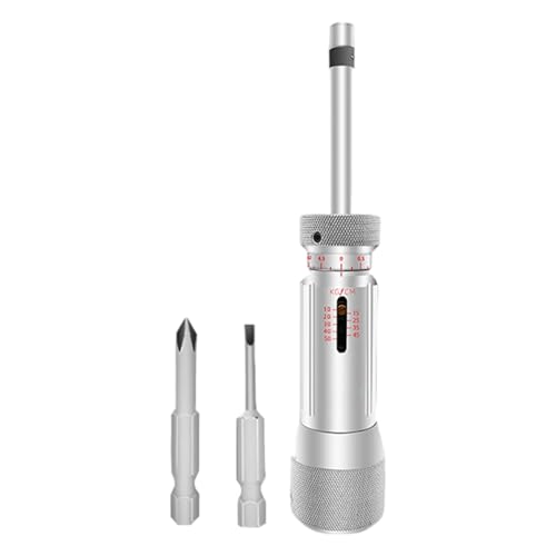 Industrieller Drehmomentschraubendreher, Schnellverriegelungsmechanismus, Premium-Stahl-Bit, optimiert für Herstellungs- und Bastelprojekte, geätzte Drehmomente, Skalen-Schraubendreher von Meiliyizu