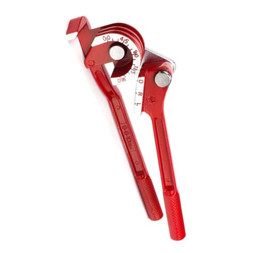 Manueller Rohrbieger mit ergonomischem Hebelgriff, 3 Größen, Kompatibilität: 1/4 5/16 3/8 Zoll, weiche Metallrohre, Biege-Handwerkzeug, Kupfer, Aluminium, Messing, Rohrbieger von Meiliyizu