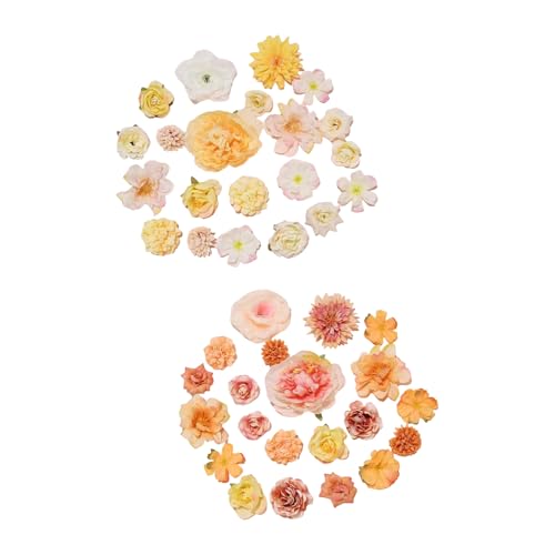 Meiliyizu Künstliche Blumen zum Basteln, kleine künstliche Blütenknospen für Hochzeiten, Tischdekoration und Dekoration, künstliche Kuchen, 42 Stück Meiliyizu Künstliche Blumen zum Basteln, kleine künstliche Blütenknospen für Hochzeiten, Tischdekoration und Dekoration, künstliche Kuchen, 42 Stück von Meiliyizu