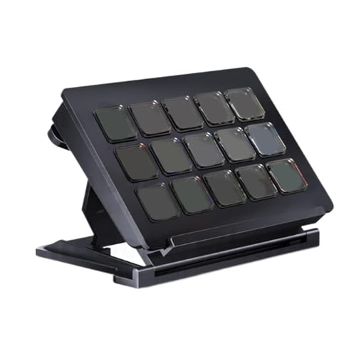 Meiliyizu Makro-LCD-Tastatur für Streaming-Gamer, Designer, anpassbare Hotkeys, Text-Tastenkombination, Kreuzgeräte, Stream-Bedienfeld Meiliyizu Makro-LCD-Tastatur für Streaming-Gamer, Designer, anpassbare Hotkeys, Text-Tastenkombination, Kreuzgeräte, Stream-Bedienfeld von Meiliyizu