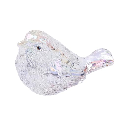 Meiliyizu Schimmernde Kristallvogel-Skulptur, Miniatur, mundgeblasen, Dekoration für den Tisch, buntes Glas, Vogel-Schreibtisch-Dekoration Meiliyizu Schimmernde Kristallvogel-Skulptur, Miniatur, mundgeblasen, Dekoration für den Tisch, buntes Glas, Vogel-Schreibtisch-Dekoration von Meiliyizu
