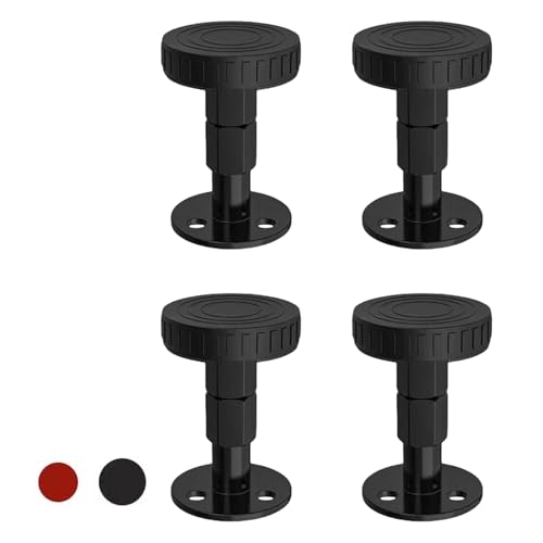 Verstellbare Metall-Beine, 4 Stück, robuste Möbel-Nivellierer mit Anti-Schüttel-Mechanismus, Werkzeug für die Installation von Bodenschutz, Möbelbeinen von Meiliyizu