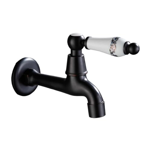 Waschbecken Badewannen Waschbecken Wasserhahn Messing Single Kaltwasser Mop Outdoor Garten Wasserhahn Wandmontage Wasserhahn Enduring Badezimmer Badewannen Waschbecken von Meiliyizu