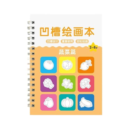 Wiederverwendbares gerilltes Schreibbuch für Kinder, 3-8 Magics-Kopierbuch mit grundlegenden Malvorlagen & Anleitungen, Kinder, Zeichnen, Praxis, gerilltes Zeichnen für Kinder, Jungen und Mädchen Wiederverwendbares gerilltes Schreibbuch für Kinder, 3-8 Magics-Kopierbuch mit grundlegenden Malvorlagen & Anleitungen, Kinder, Zeichnen, Praxis, gerilltes Zeichnen für Kinder, Jungen und Mädchen von Meiliyizu