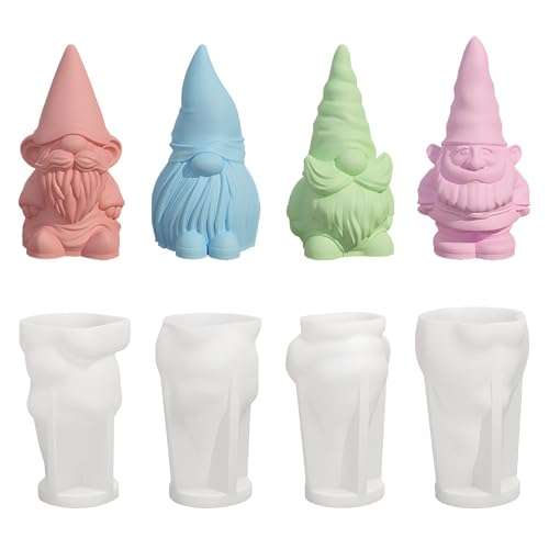 Kerzenform Silikon,Mein HERZ 4 Stück Silikonform Weihnachten 3D Weihnachtsmann Silikonformen Gießformen 3D Wichtel Silikonform Kerzenformen Zum Gießen Für Kerzen Seife Handwerk Kerzenform Silikon,Mein HERZ 4 Stück Silikonform Weihnachten 3D Weihnachtsmann Silikonformen Gießformen 3D Wichtel Silikonform Kerzenformen Zum Gießen Für Kerzen Seife Handwerk von Mein HERZ