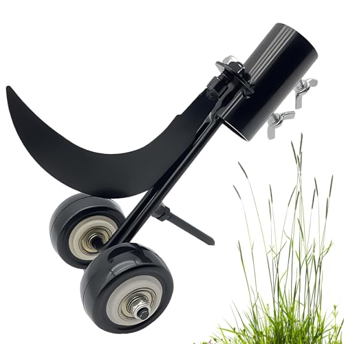 Mein HERZ Unkrautstecher,2-in-1 Unkrautstecher Rolling Weeder Rasenmäher mit Rad Spalt Rasenschneider Gartenwerkzeug, Wird verwendet, um Unkraut in Spalten zu entfernen von Mein HERZ