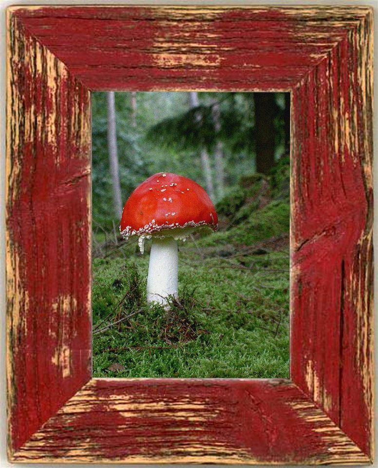 Mein Landhaus Bilderrahmen Bilderrahmen Rot – Alt-Holz Vintage – Mein Landhaus – Handgefertigt Mein Landhaus Bilderrahmen Bilderrahmen Rot – Alt-Holz Vintage – Mein Landhaus – Handgefertigt von Mein Landhaus