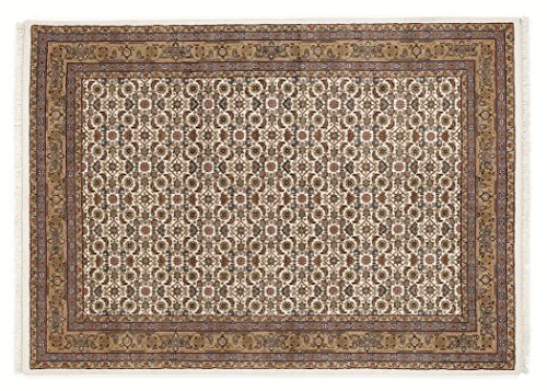 BADOHI HERATI echter klassischer Orientteppich handgeknüpft in creme-beige, Größe: 60x90 cm von Mein Teppichmarkt Teppichträume werden wahr!