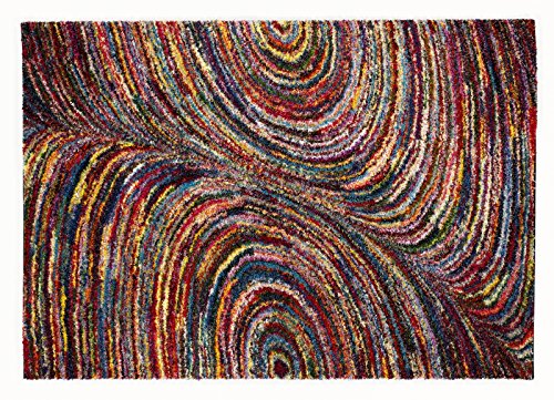INTERSTELLAR DIAMOND Designer Hochflor Langflor Teppich in multicolor, Größe: 65x130 cm von Mein Teppichmarkt Teppichträume werden wahr!
