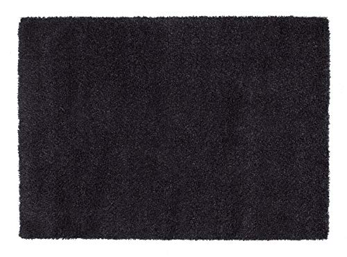 SIDNEY SHAGGY Hochflor Langflor Teppich Wolle in dk.grau, Größe: 120x180 cm von Mein Teppichmarkt Teppichträume werden wahr!