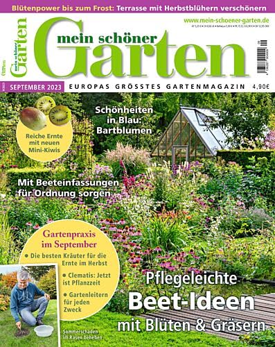 Mein schöner Garten 9/2023 "Pflegeleichte Beet-Ideen" von Mein schöner Garten