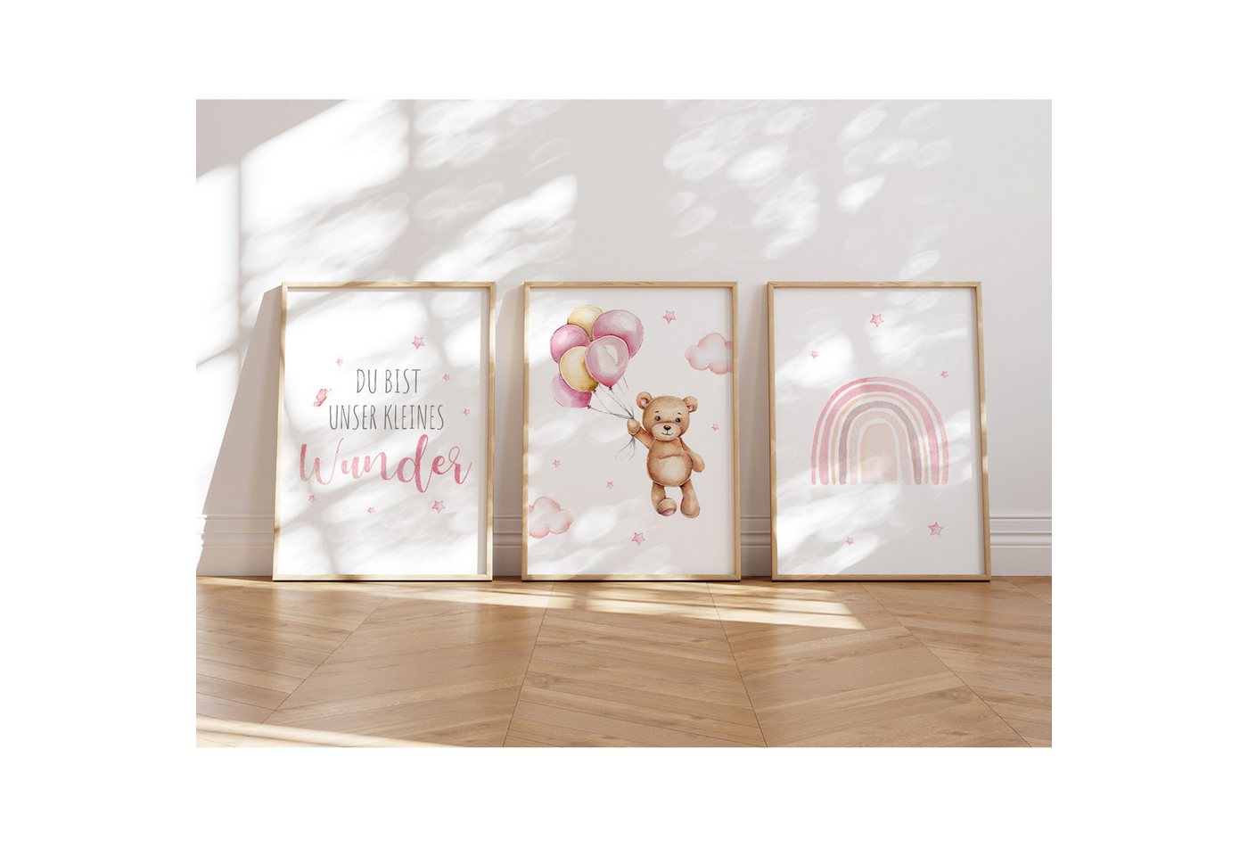 MeinBaby123® Poster Bilder Kinderzimmer, Poster Kinderzimmer Deko, Babyzimmer Deko, Spruch Wandbilder von MeinBaby123®